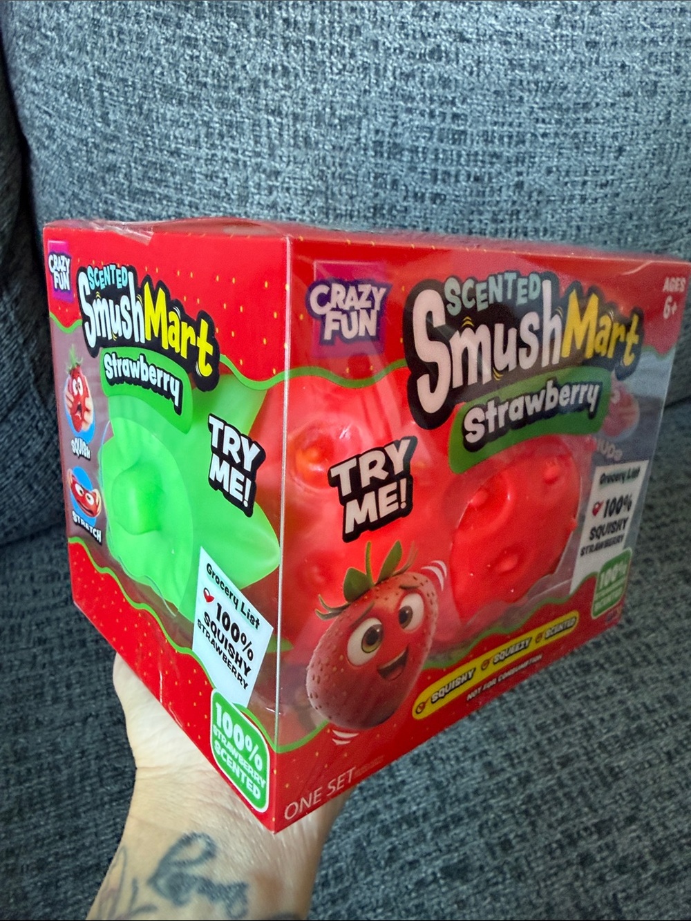 BNIB RMS SmushMart Jumbo Scented Strawberry